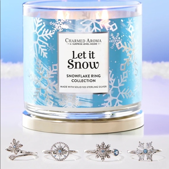 Charmed Aroma Let it Snow Candle - Picture 1 of 2